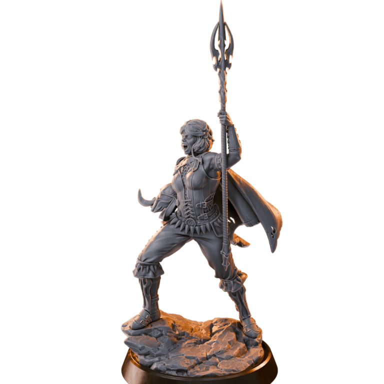 Valeria, Arena Champion – The Trident of the Sands — Display Edition