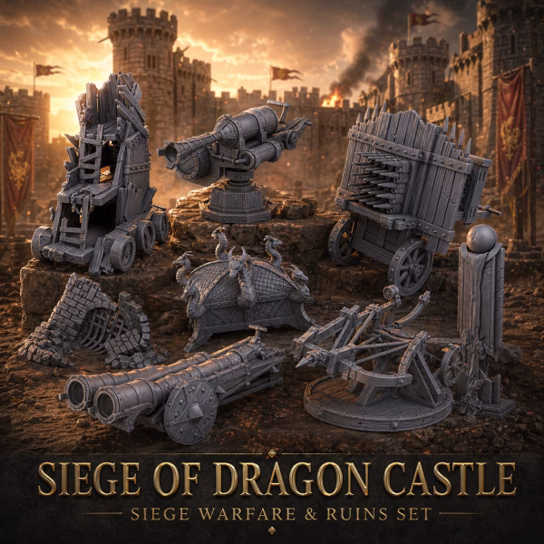 Siege of Dragon Castle - Siege Warfare & Ruins