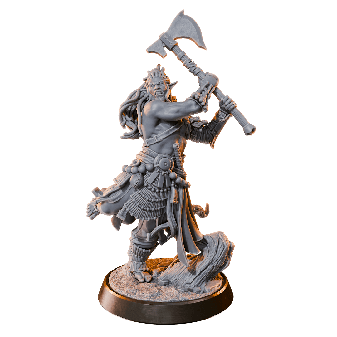 Grax the Blood-Bound – Hobgoblin Barbarian - Image 2