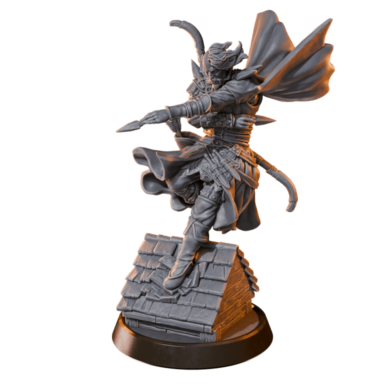 Corvin, Rooftop Stalker – The Nightfall Skirmisher — Display Edition