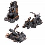 Broken Siege Engines - Battlefield Debris
