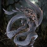 Vethraxis the Eternal – Amphisbaena Twin-Headed Dragon