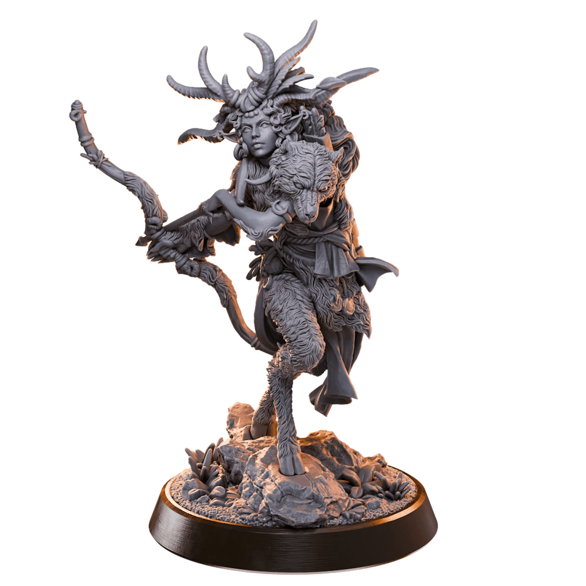 Sylvara, Hornbound Huntress – The Primal Warden - Image 2