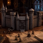 The Bulwark - GM Screen With Dice Tower