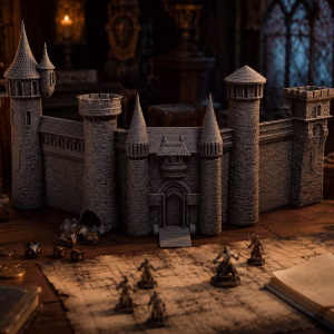 The Bulwark - GM Screen With Dice Tower