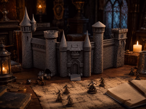 The Bulwark - GM Screen With Dice Tower