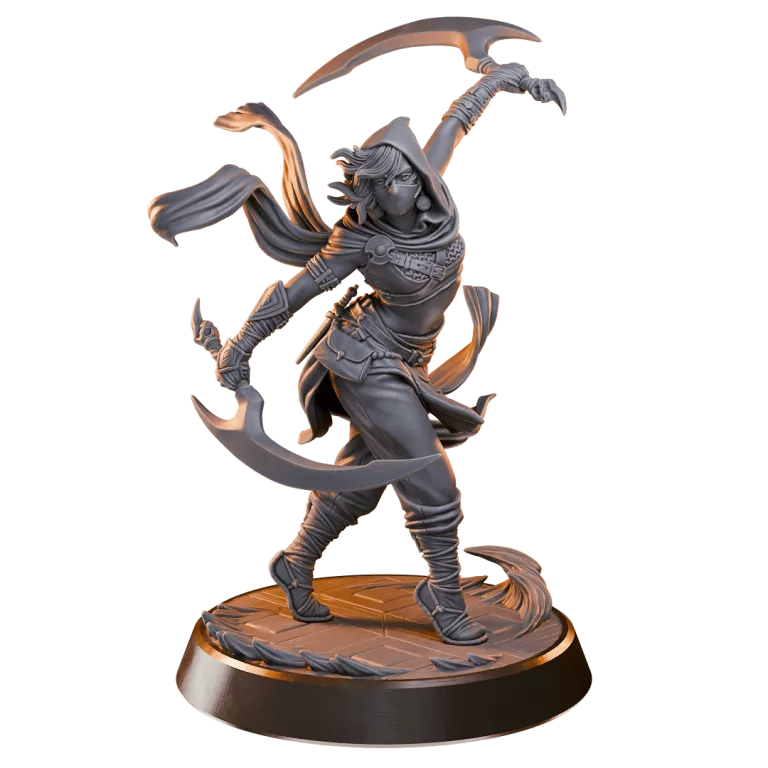 Zahra Al-Fayez – The Sand-Scourge Assassin — Display Edition