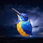 Figurine of Wondrous Power of Lazurite Kingfisher — Life Size Prop