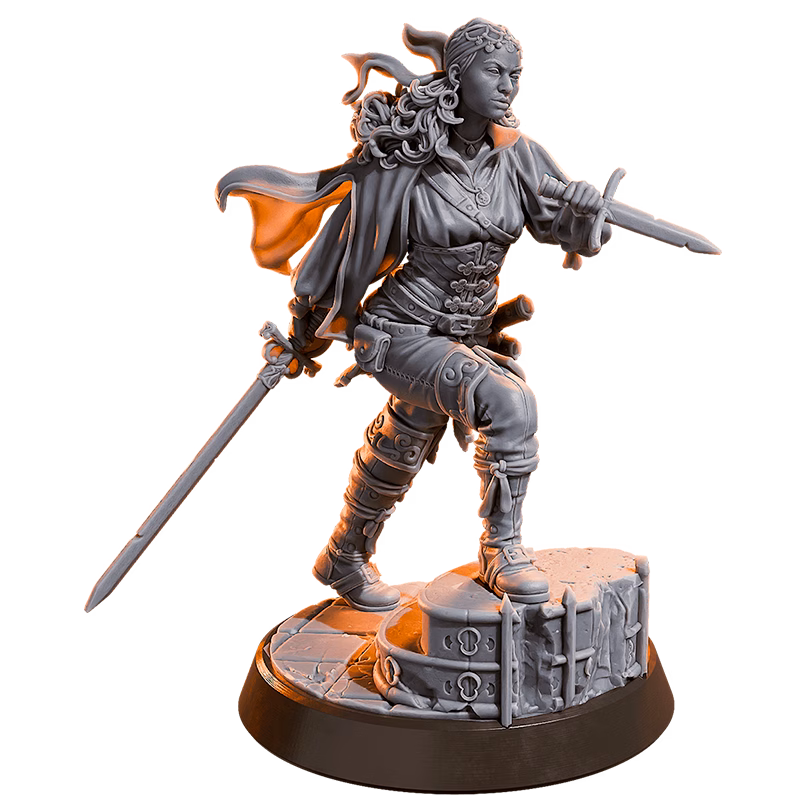 Clara, the Street Duelist — Human Fighter - Image 3