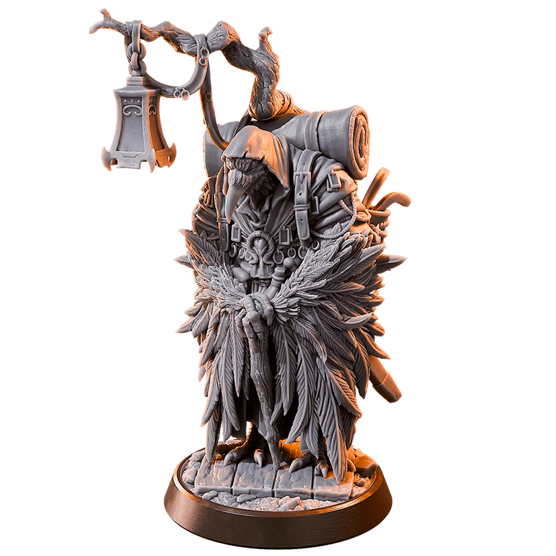 Karkas, the Lantern Bearer — Kenku Beastfolk - Image 2