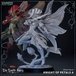 Dame Elara of the Gilded Thorn – Knight of Petals