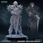 Anvarri, Dralfar Knight – The Obsidian Sentinel