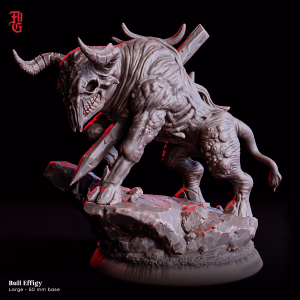 Asterion, Bull Effigy — The Gore-Bound Totem