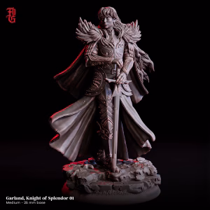 Garland, Knight of Splendor – The Gilded Sentinel