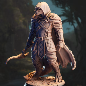 Gelzik Pad-Foot – Black Dragonkin Ranger