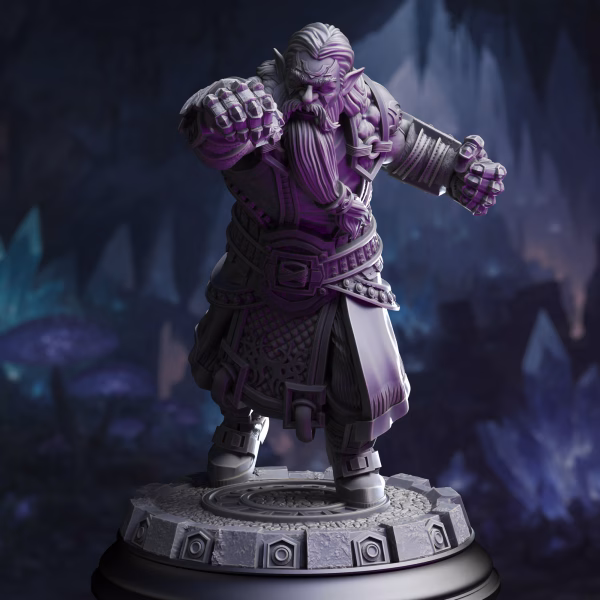 Gruthdin, Dark Dwarf Pugilist – The Iron Fist
