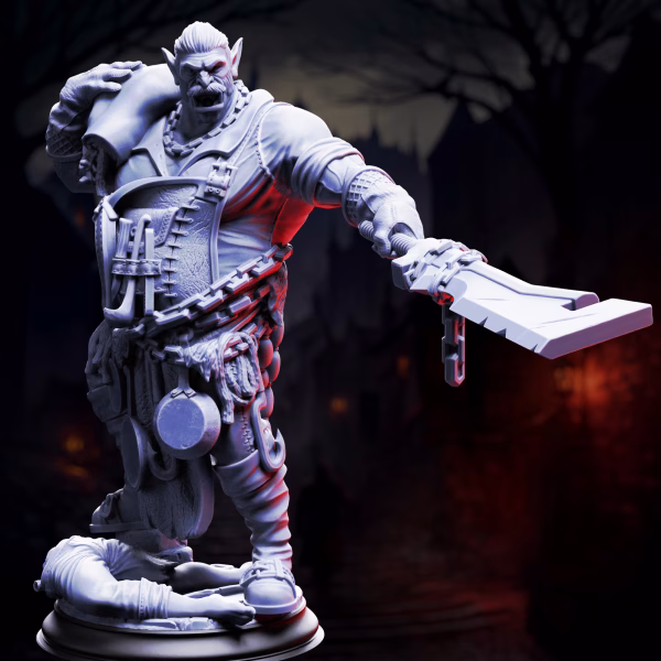 Gunthrak Destraz — Half-Orc Vampiric Chef