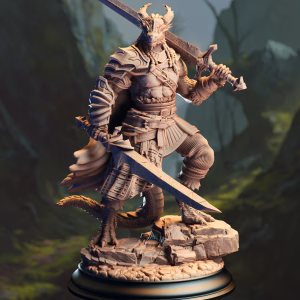 Skraa Dark-Eye – Black Dragonkin Barbarian