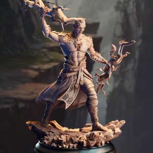 Styrax Thunderscale – Half-Dragon Sorcerer