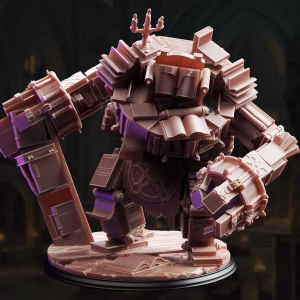 Archivist, Codex Bound – The Library Golem
