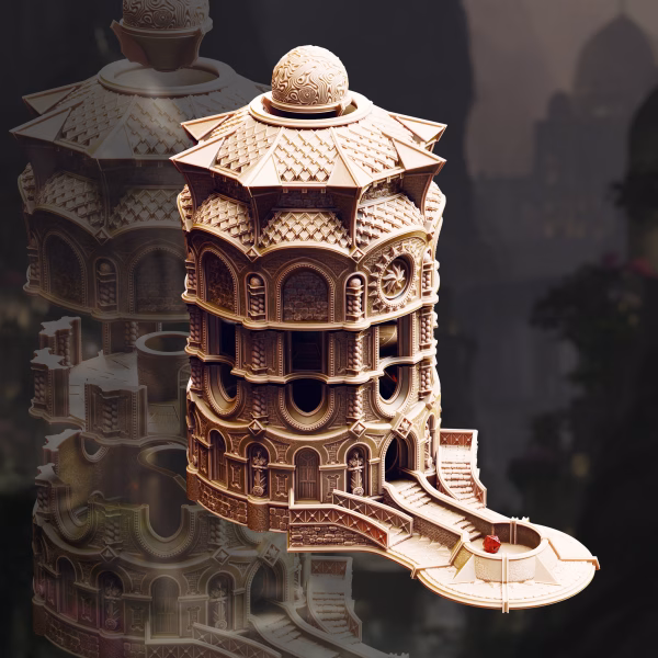 The Spire of Glanion – Sunspire Temple & Dice Tower