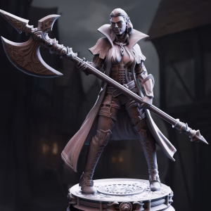 Vika “Doll Lips” — Half-Orc Interrogator