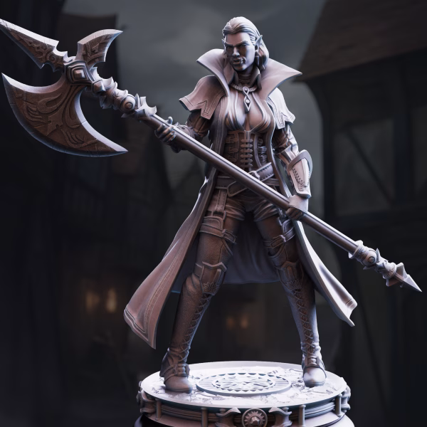 Vika “Doll Lips” — Half-Orc Interrogator