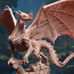 Midorius the Broken – Juvenile Green Dragon