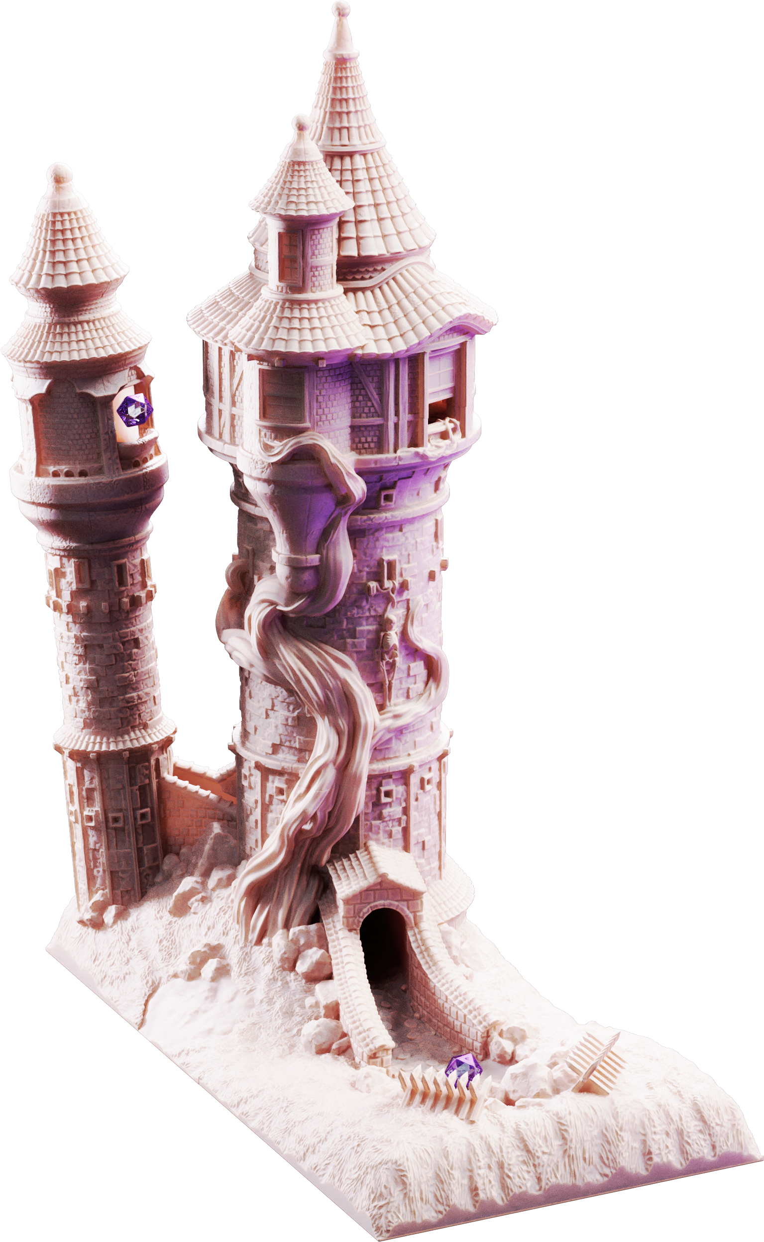 Rapunzel’s Cursed Tower – Playable Dice Tower Terrain - Image 6